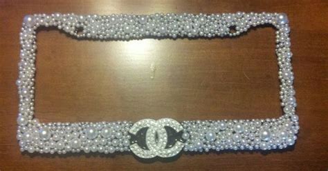 license plate holder chanel|I Heart Chanel License Plate Frames .